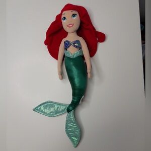 Disney Store Ariel Little Mermaid Princess Soft Doll Plush Stuffed Toy Doll